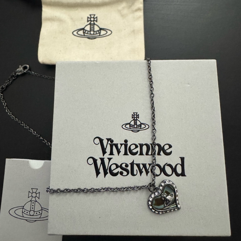 Vivienne Westwood Silver Heart Necklace